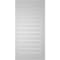 Ekena Millwork Vertical Surface Mount PVC Gable Vent: Functional, w/ 2"W x 2"P Brickmould Sill Frame, 20"W x 40"H GVPVE20X4003SF - alternate 3